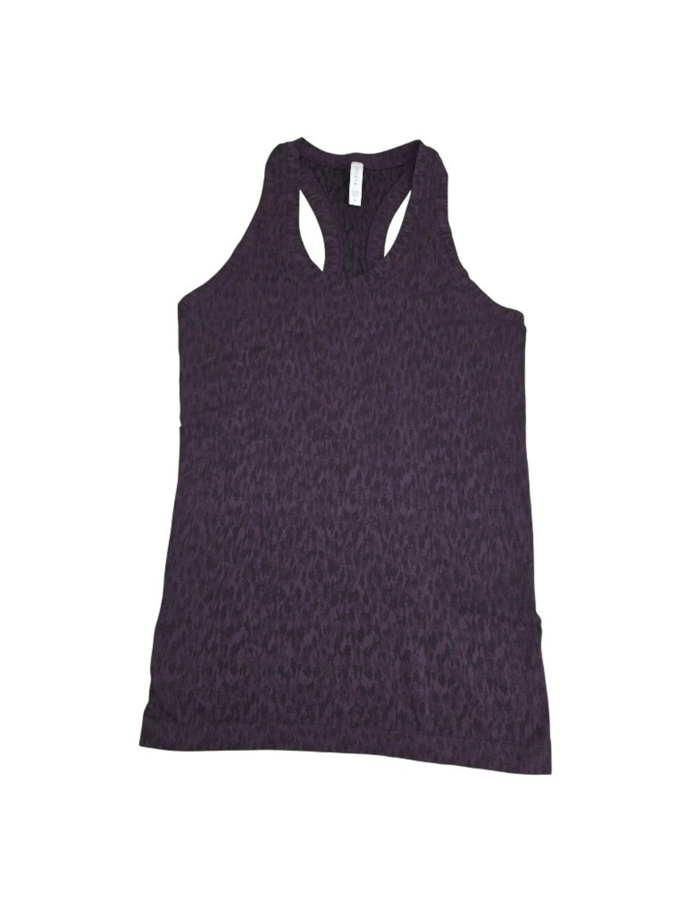 Athleta Momenton Womens S Purple Animal Print Racerback Tank Top 4418